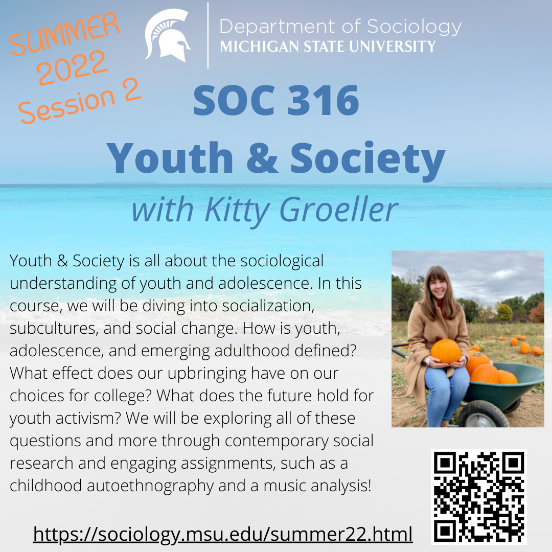 Summer 2022 Online Course Spotlight: Youth & Society