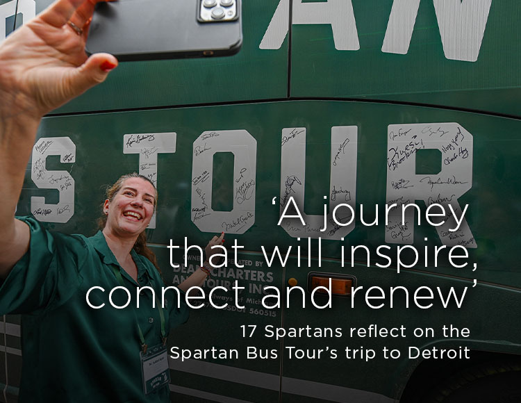 Dr. M. Isabel Ayala: Spartan Bus Tour “gifted me with a renewed sense of purpose” 